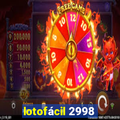 lotofácil 2998