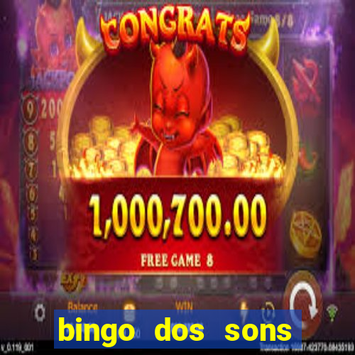 bingo dos sons iniciais como jogar