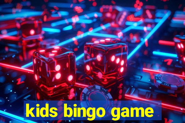 kids bingo game