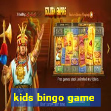 kids bingo game