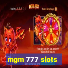 mgm 777 slots