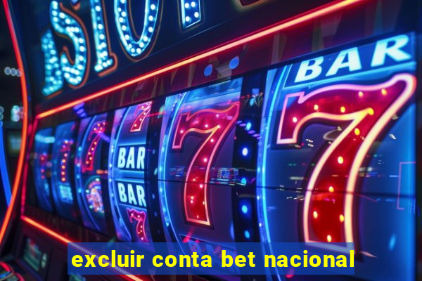 excluir conta bet nacional