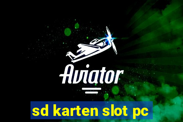 sd karten slot pc