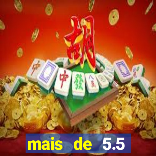 mais de 5.5 escanteios o que significa