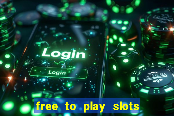 free to play slots no download