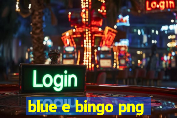 blue e bingo png