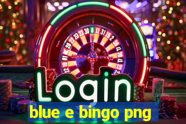 blue e bingo png