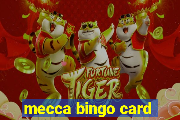 mecca bingo card