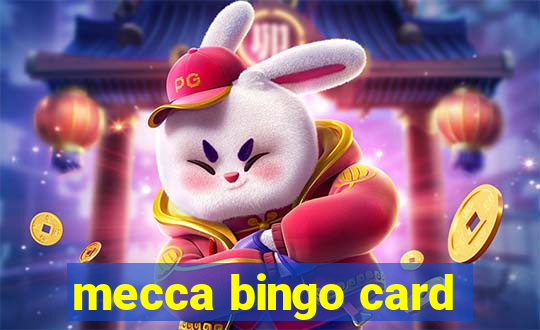 mecca bingo card