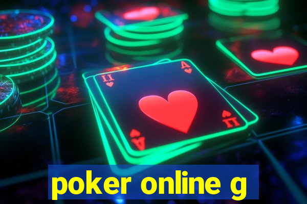 poker online g