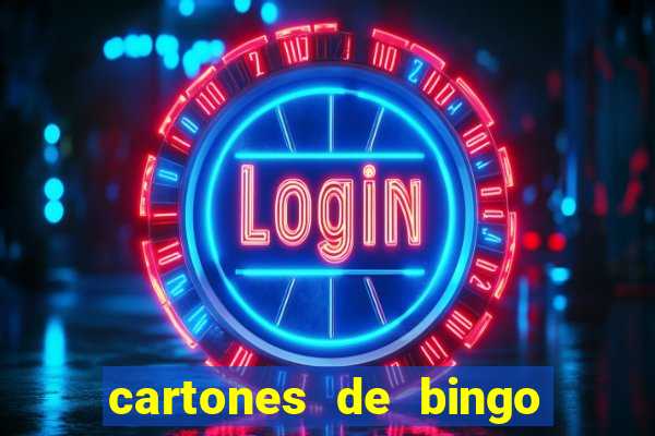 cartones de bingo para imprimir