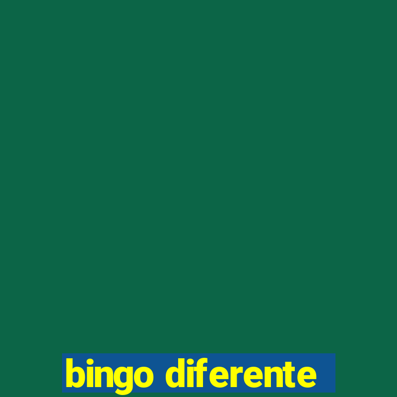 bingo diferente