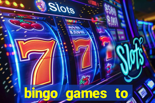 bingo games to play at home