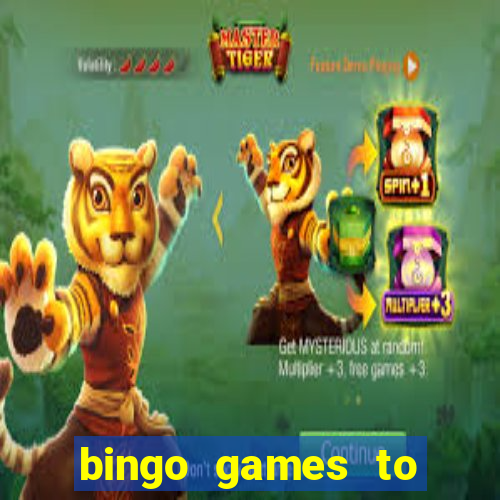 bingo games to play at home