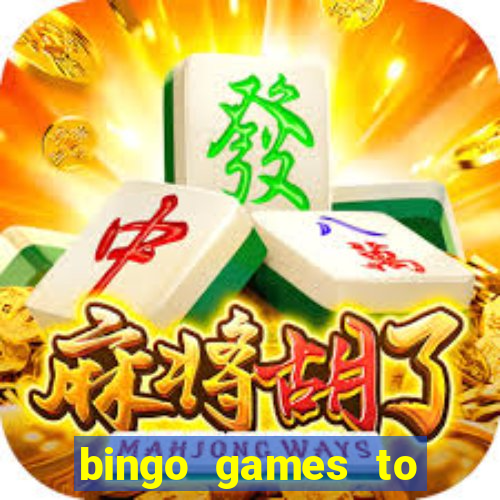 bingo games to play at home