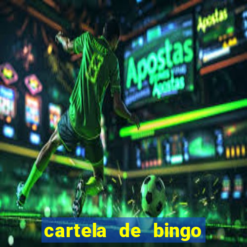 cartela de bingo para educa??o infantil