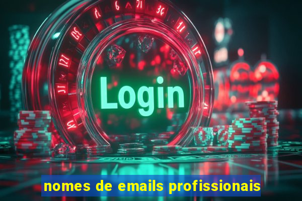 nomes de emails profissionais