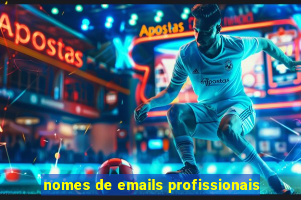 nomes de emails profissionais