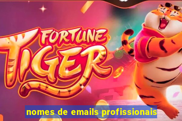 nomes de emails profissionais