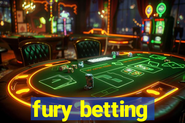 fury betting