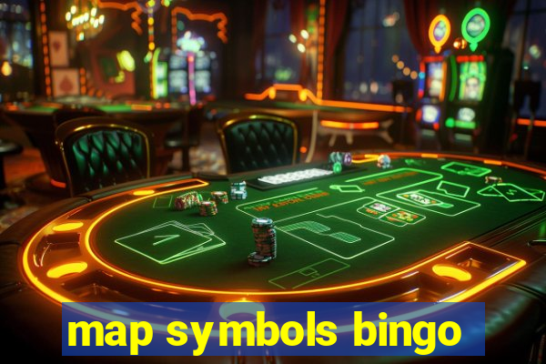 map symbols bingo