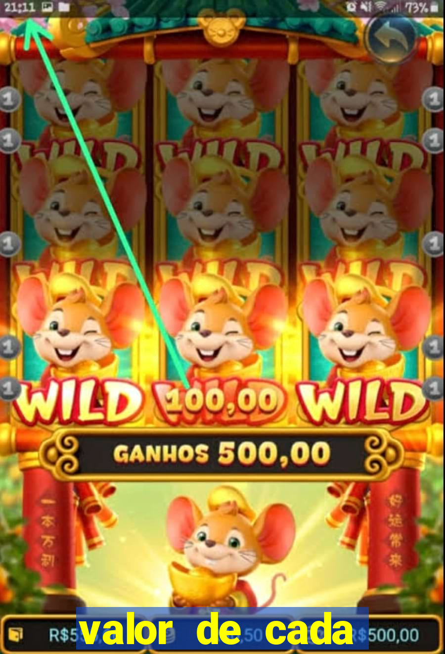 valor de cada simbolo do fortune tiger