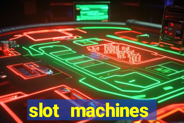 slot machines online gambling