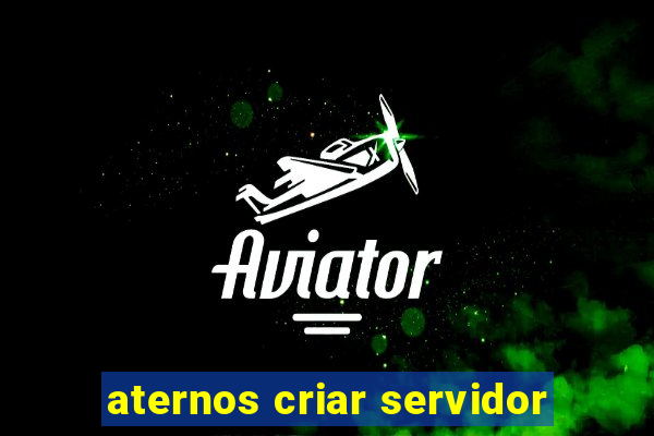 aternos criar servidor