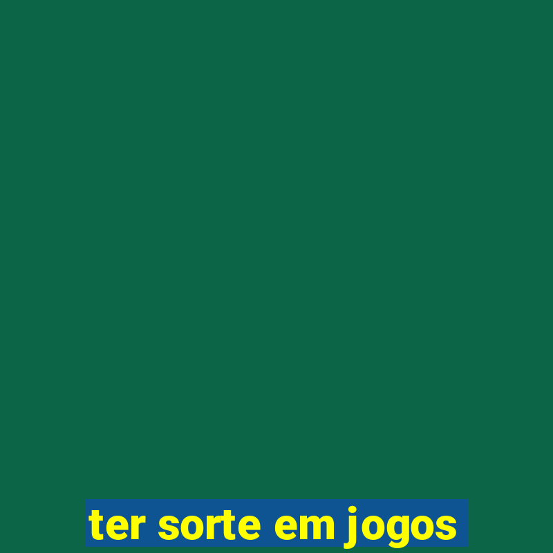 ter sorte em jogos