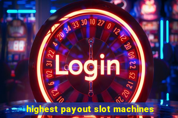 highest payout slot machines