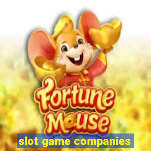 slot game companies