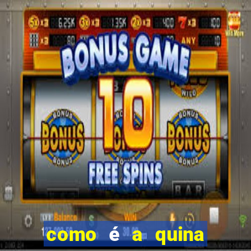 como é a quina do bingo