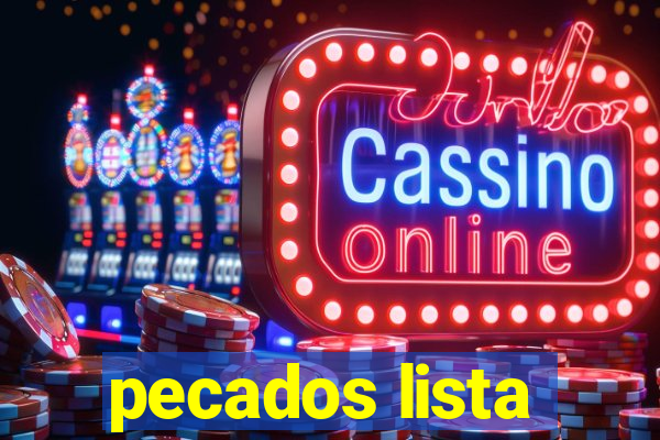 pecados lista