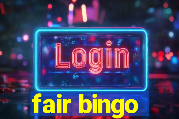 fair bingo