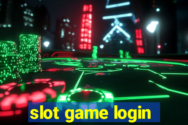 slot game login