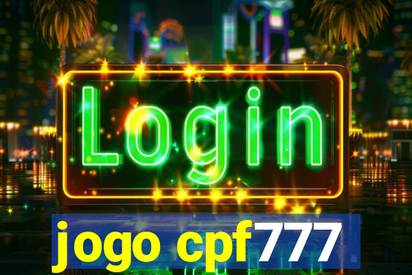 jogo cpf777