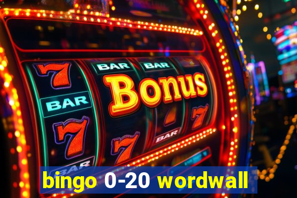 bingo 0-20 wordwall