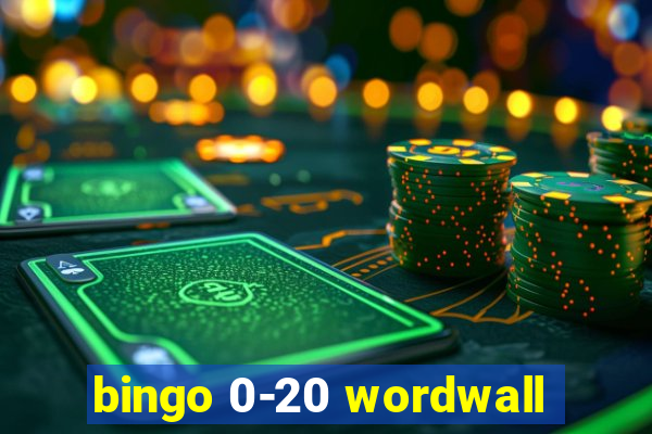 bingo 0-20 wordwall