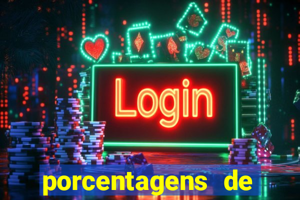 porcentagens de jogos pagantes