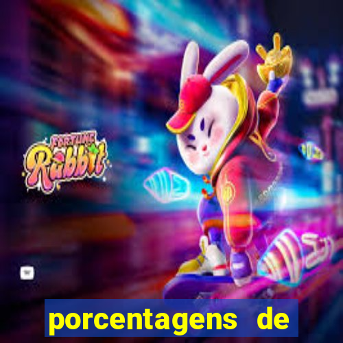 porcentagens de jogos pagantes