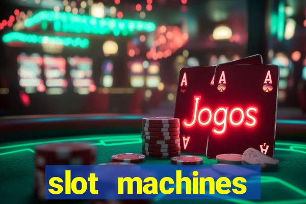 slot machines online casino