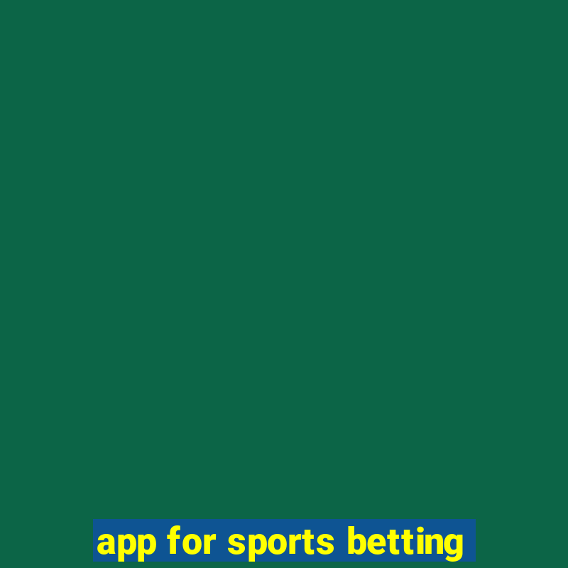 app for sports betting