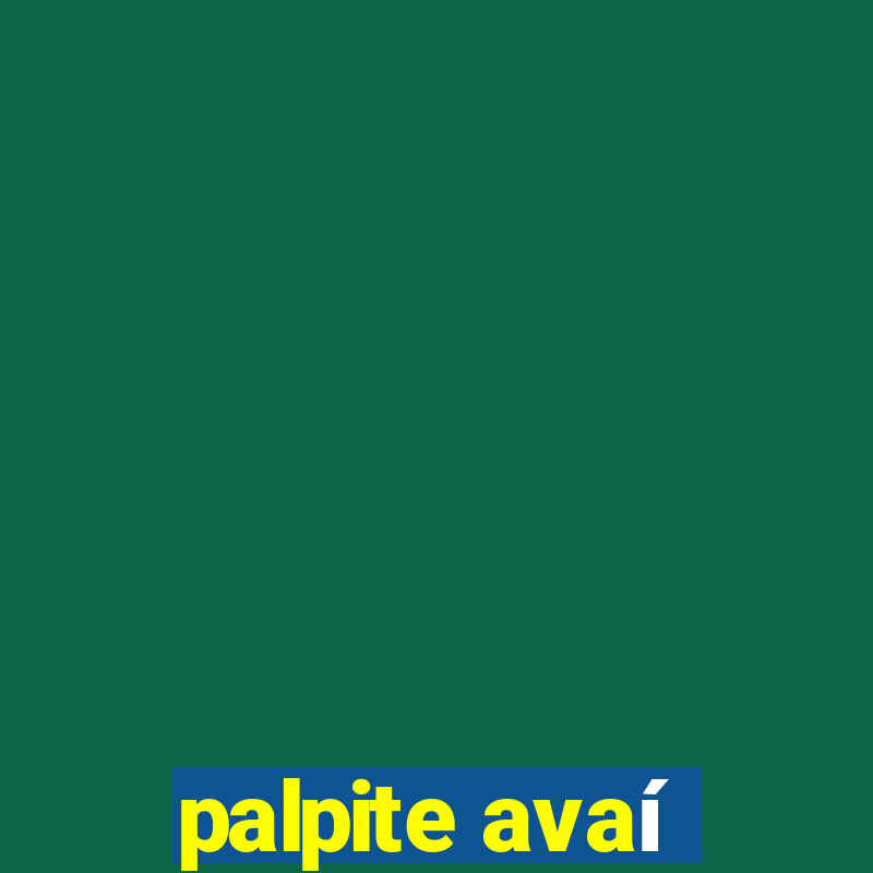 palpite avaí