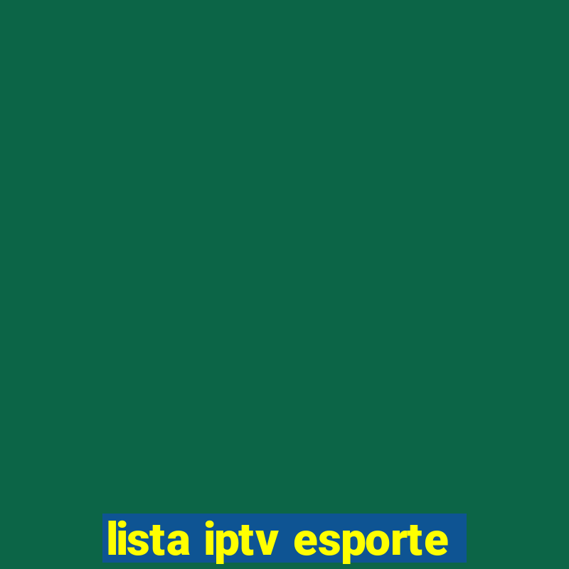 lista iptv esporte