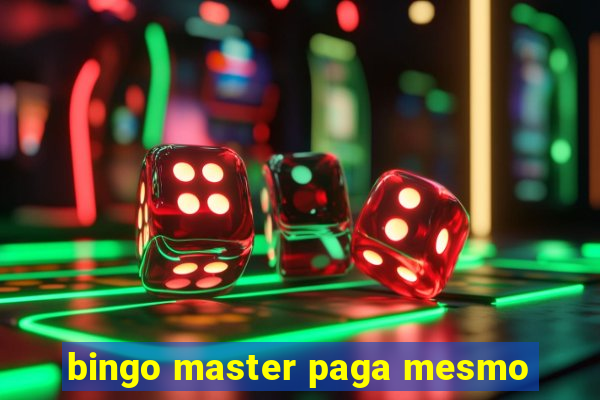 bingo master paga mesmo