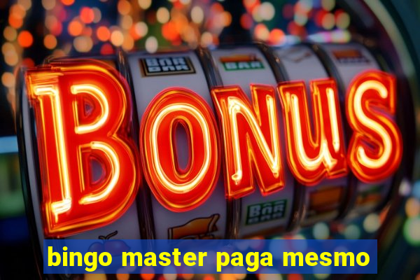 bingo master paga mesmo