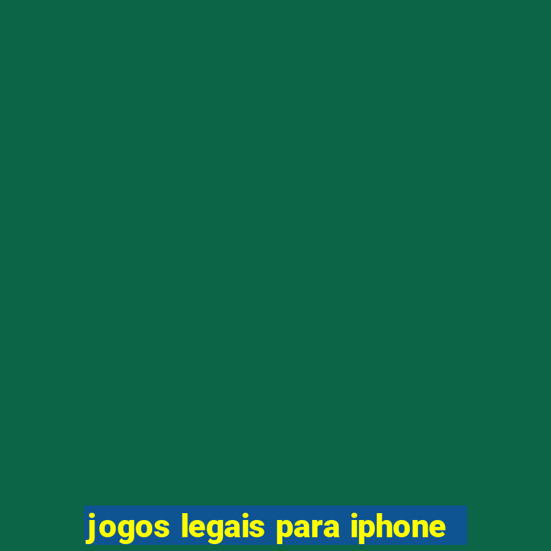 jogos legais para iphone