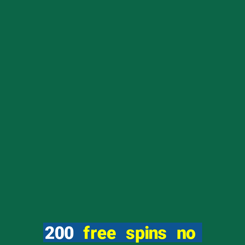 200 free spins no deposit usa casinos