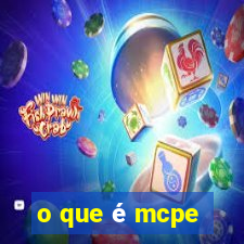 o que é mcpe