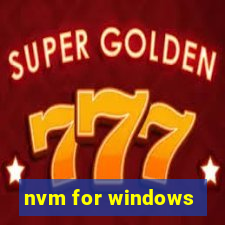 nvm for windows